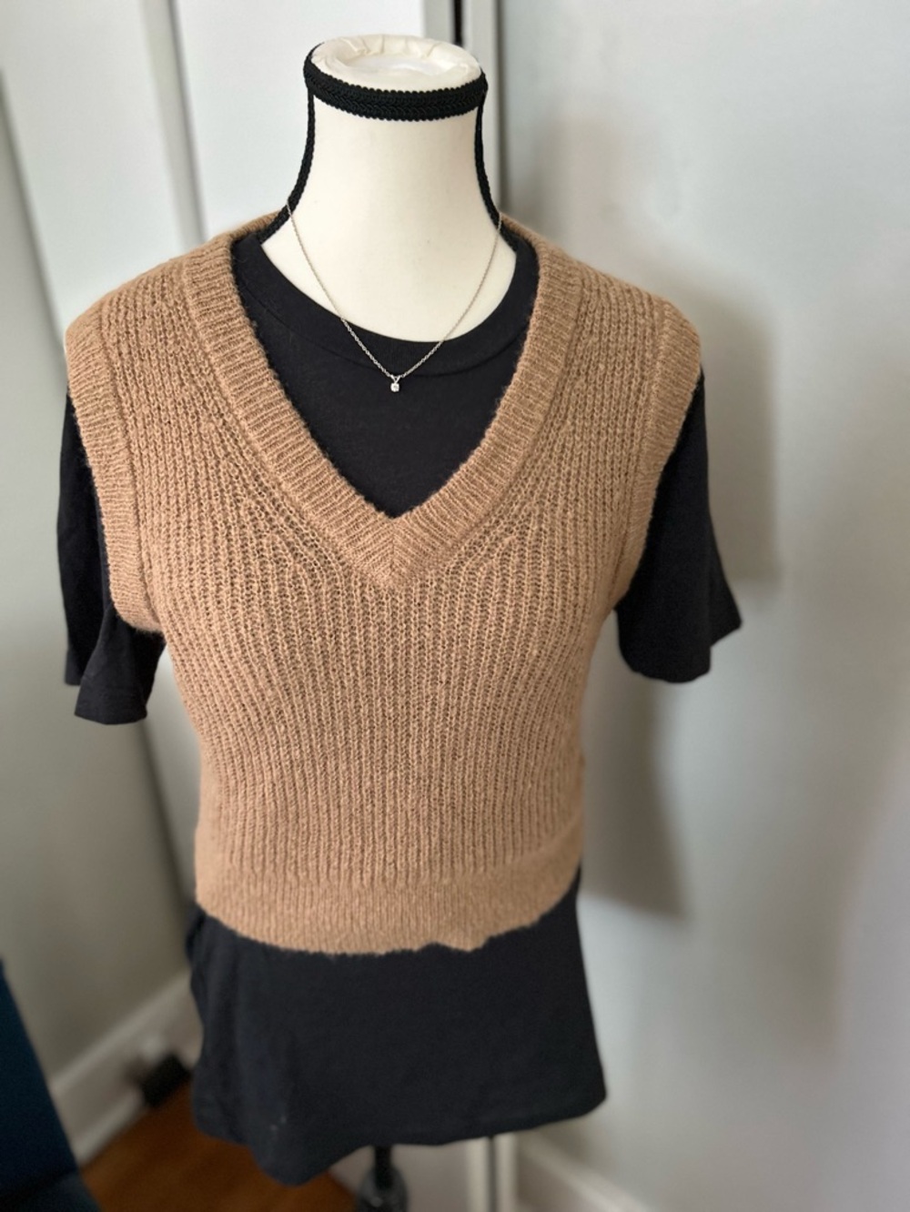 Madewell Cropped V-Neck Sweater Vest